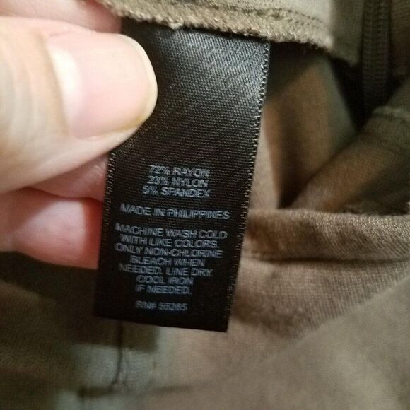 Express Size 10 Skirt Side Zip Stretch Career Casual Knee Length Straight Pencil - Picture 11 of 12